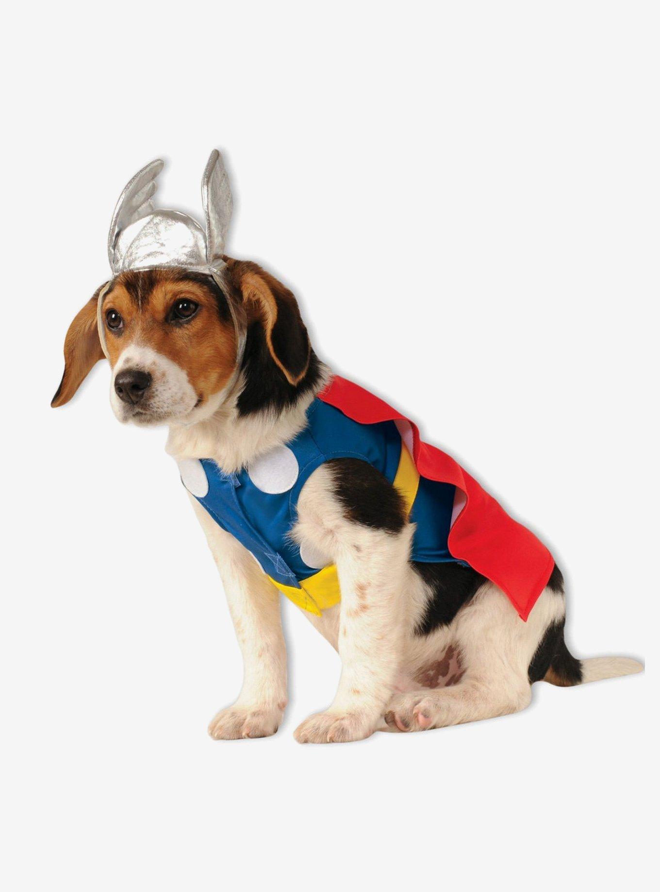 Marvel Thor Pet Costume, BLUE  RED, hi-res