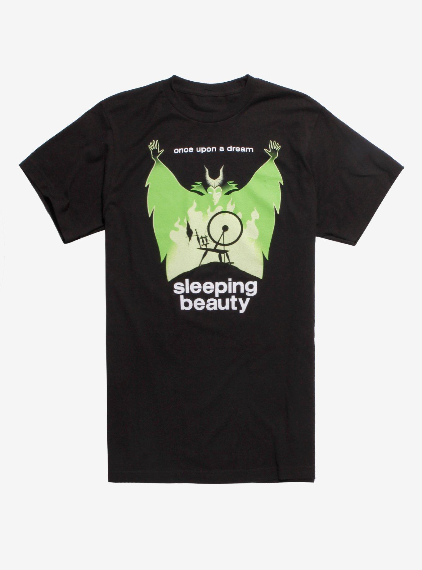 Disney Sleeping Beauty Spinning Wheel T-Shirt, BLACK, hi-res