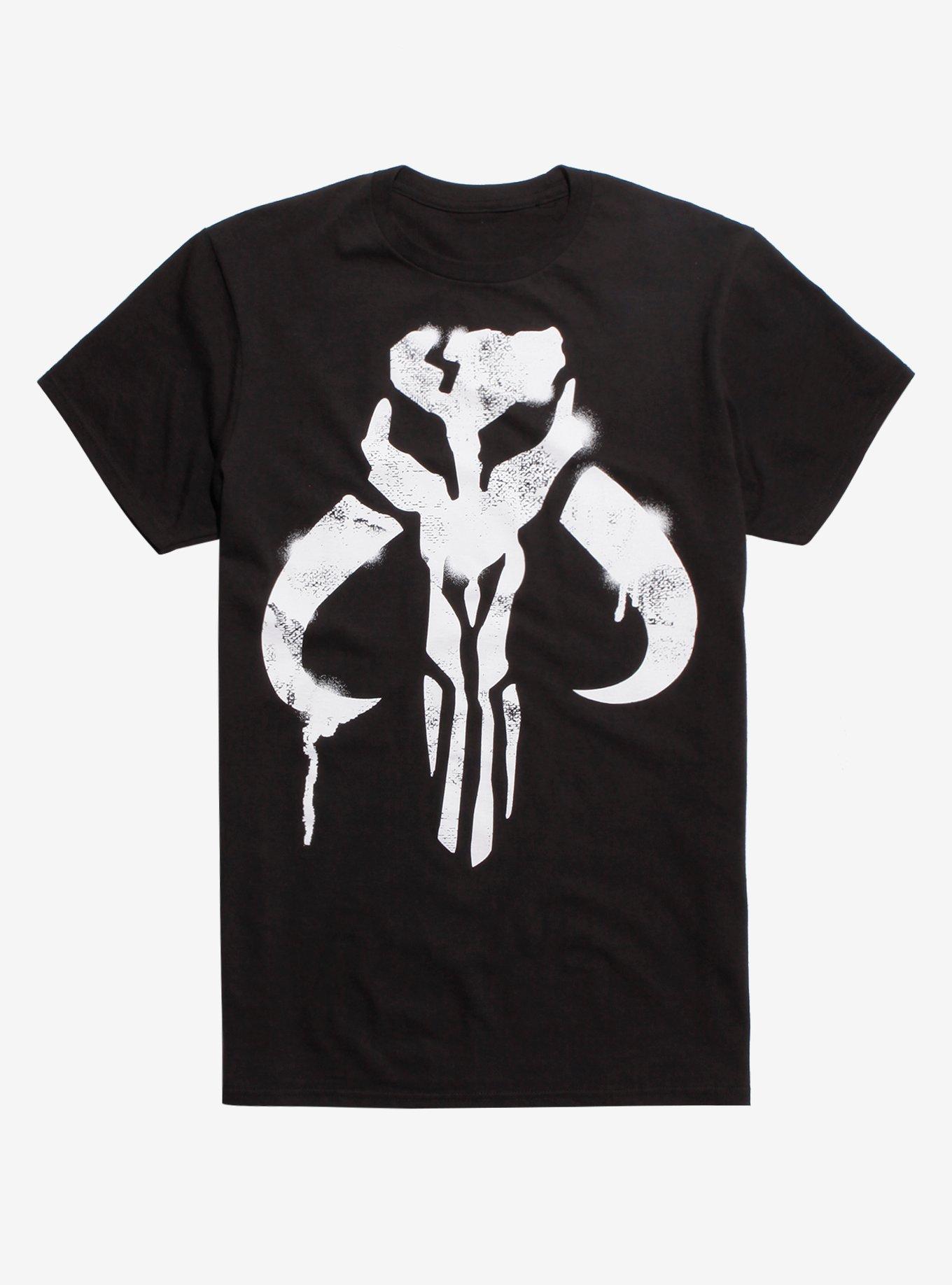 Our Universe Star Wars The Mandalorian Logo T-Shirt, BLACK, hi-res