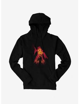 Harry Potter Dumbledore Fire Silhouette Hoodie, , hi-res