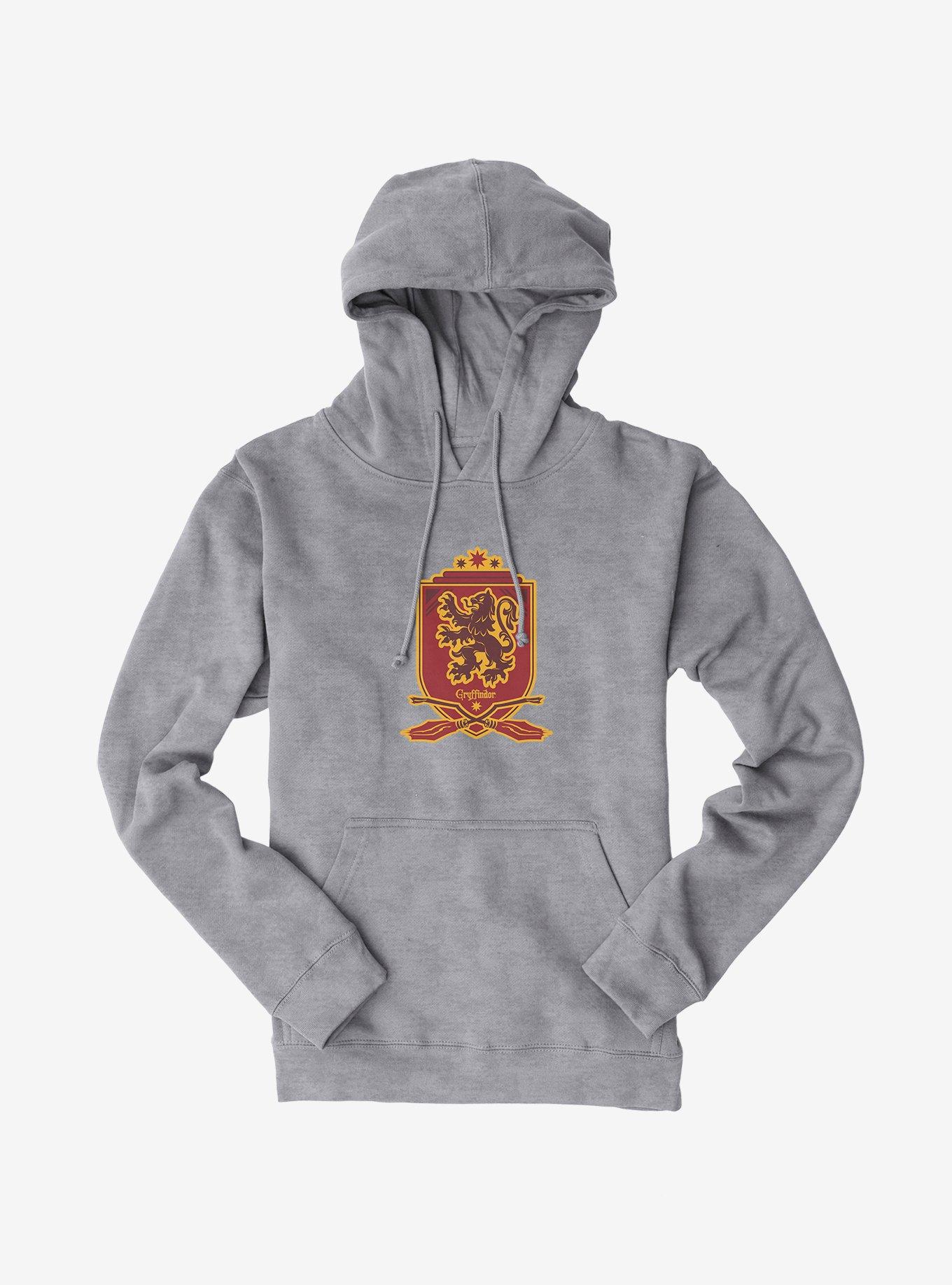 Harry Potter Gryffindor Quidditch Crest Hoodie Hot Topic