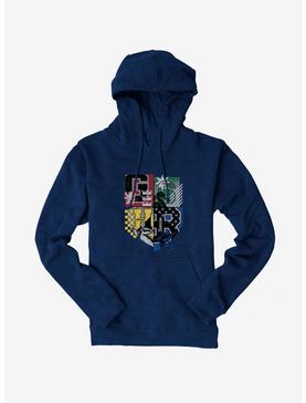 Harry Potter House Colors Shield Hoodie, , hi-res