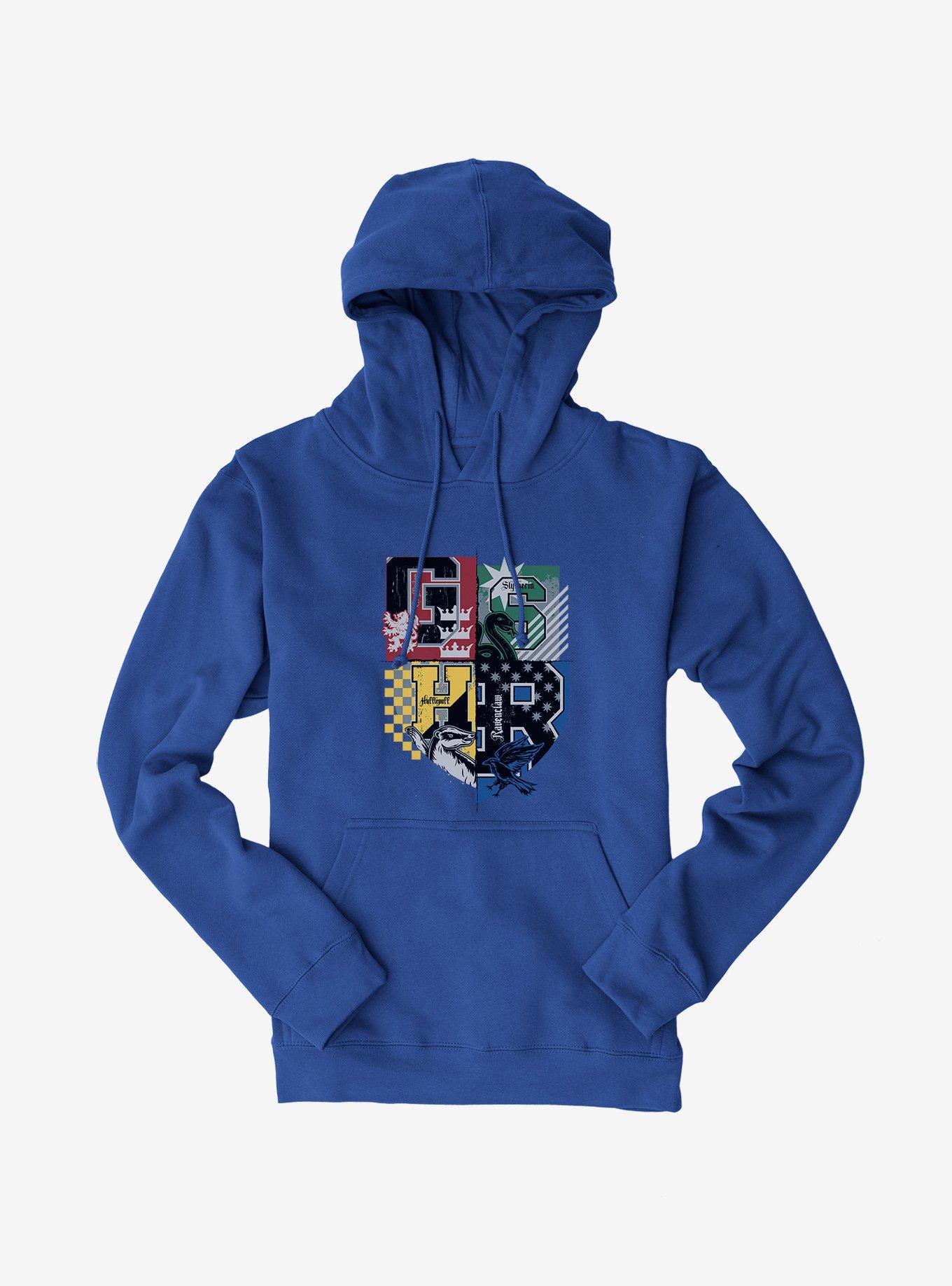 Harry Potter House Colors Shield Hoodie, ROYAL BLUE, hi-res