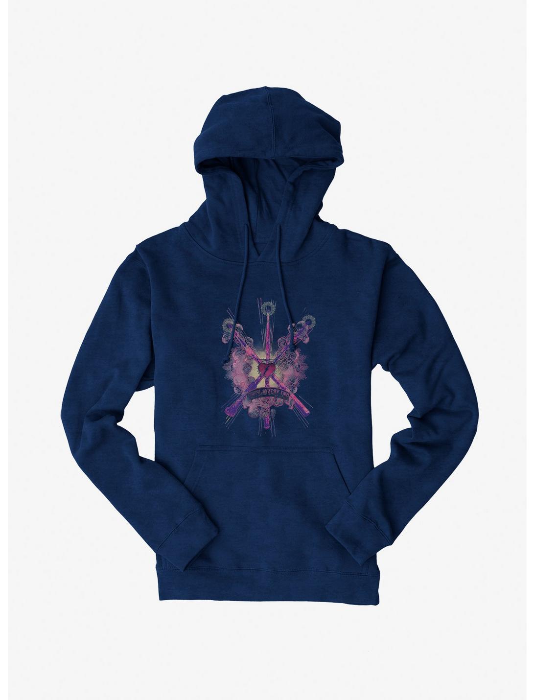 Harry Potter Until The Very End Wands Black Hoodie, , hi-res