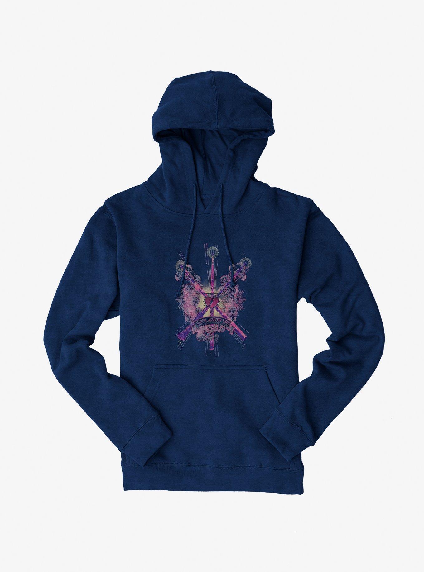 Harry Potter Until The Very End Wands Black Hoodie, , hi-res