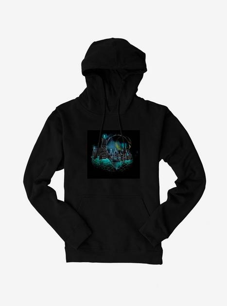 Harry Potter Hogwarts Castle Glow Black Hoodie | Hot Topic