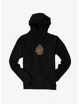 Harry Potter Color Hogwarts Shield Hoodie, , hi-res