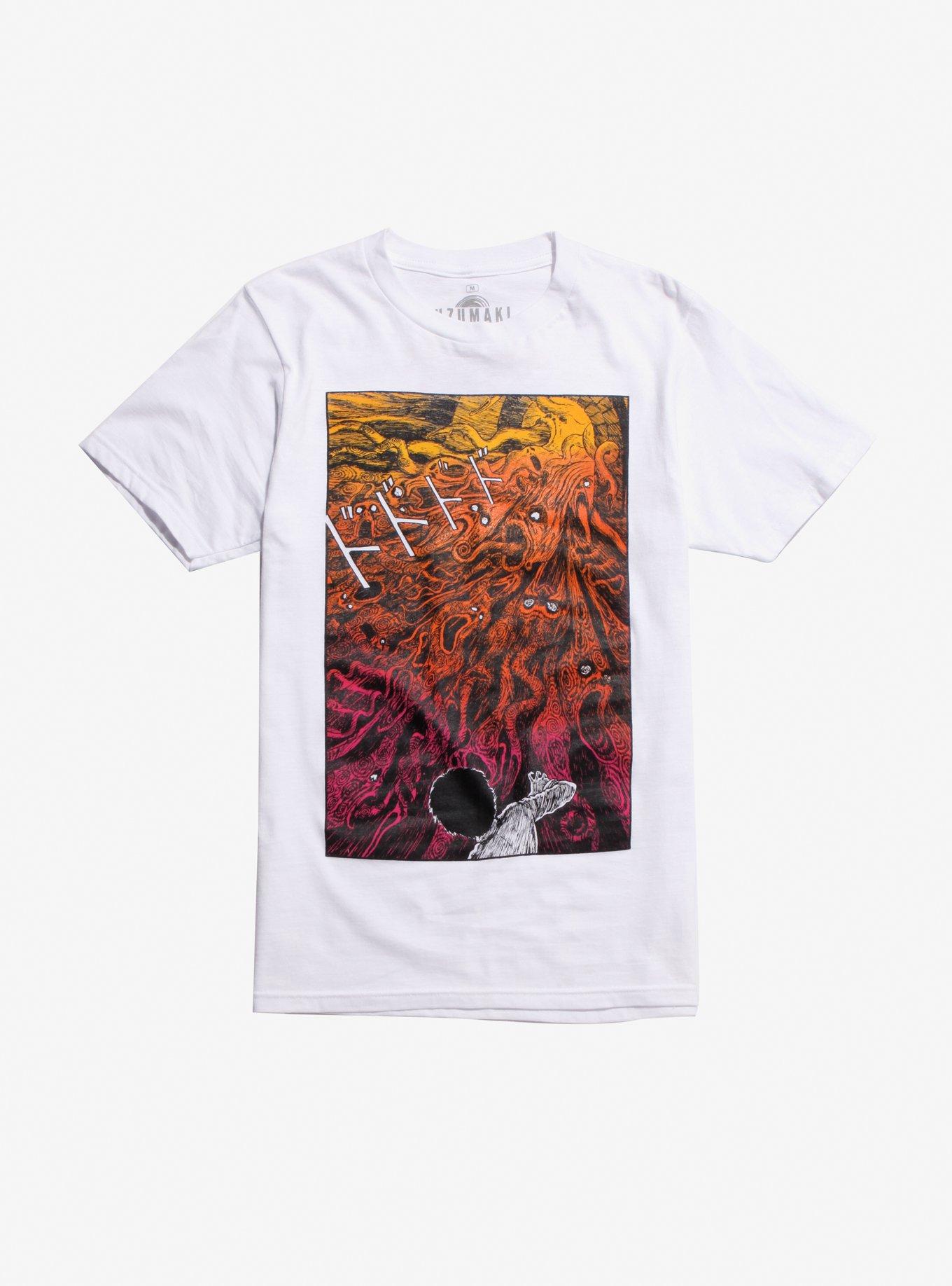 Junji Ito Uzumaki Gradient T-Shirt, MULTI, hi-res