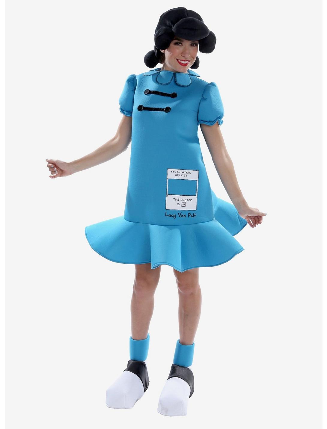 Peanuts: Lucy Deluxe Costume, MULTICOLOR, hi-res
