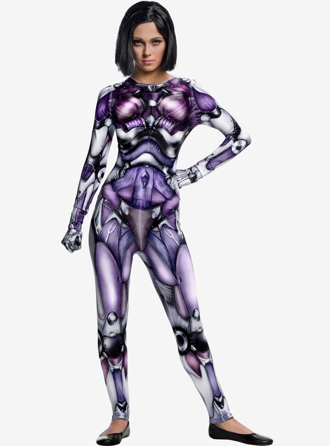 Alita Battle Angel Berserker Costume, PURPLE, hi-res