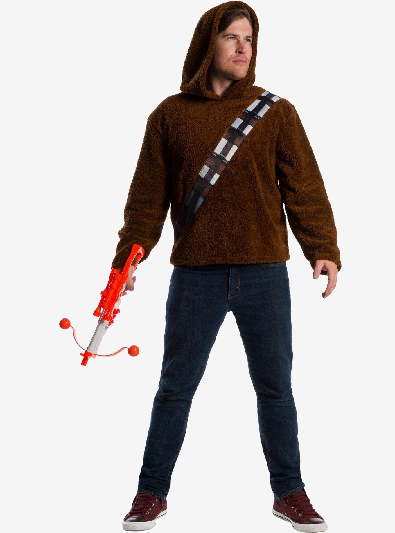 Star Wars Classic Chewbacca Hoodie Costume, BROWN, hi-res