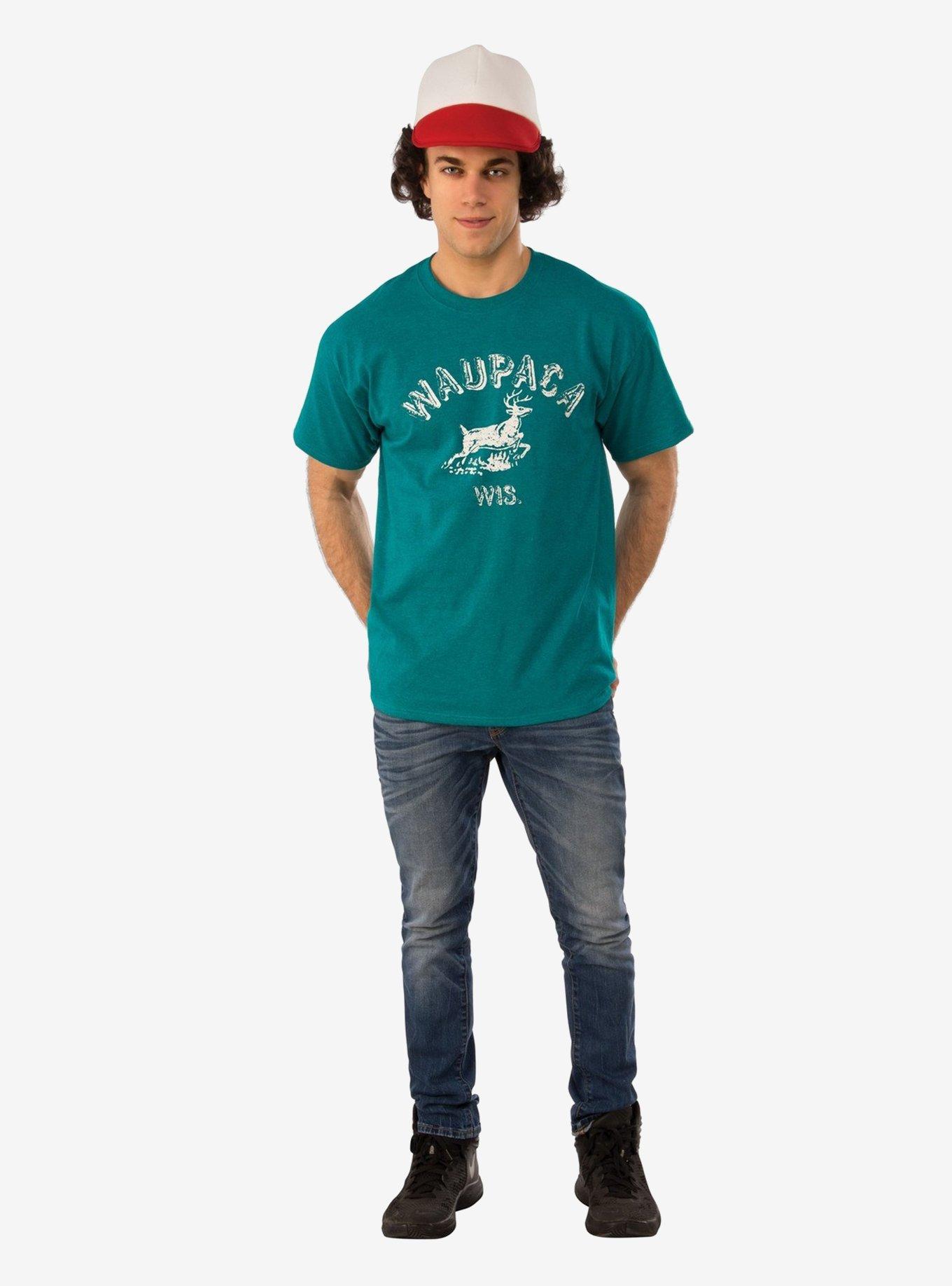 Stranger Things Dustin's Waupaca Shirt, GREEN, hi-res