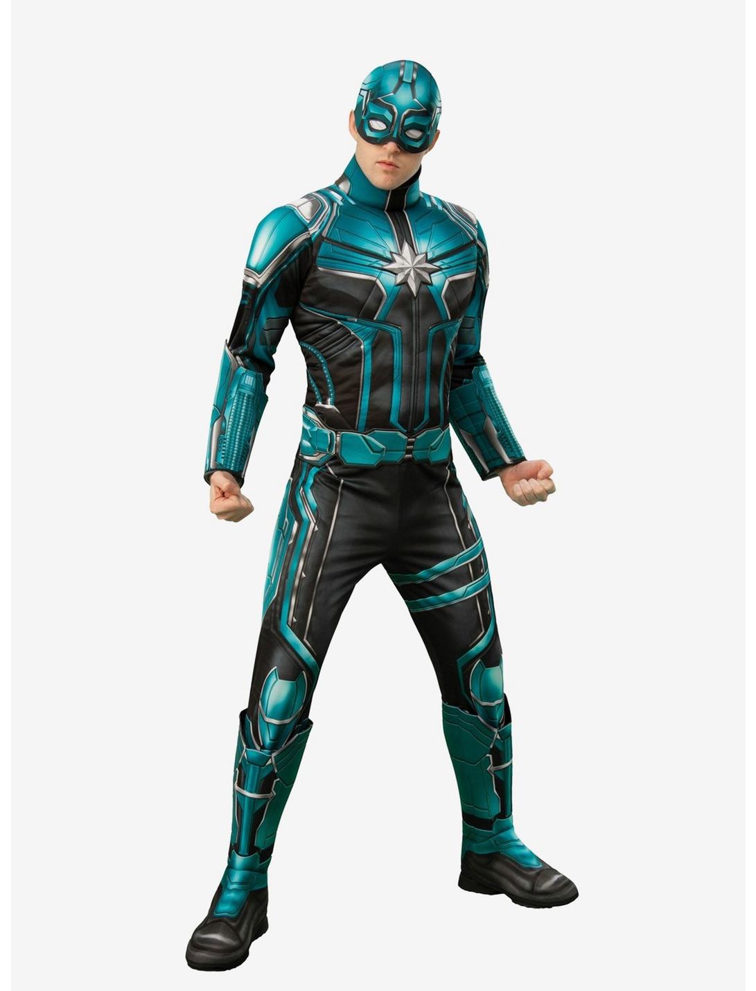 Marvel Captain Marvel Yon Rogg Deluxe Costume, BLUE, hi-res