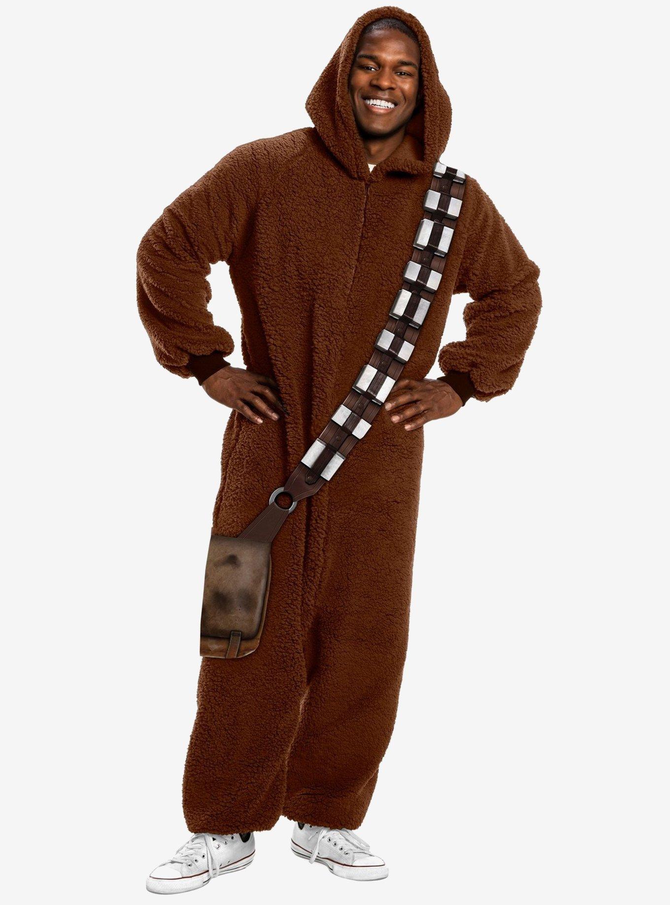 Star Wars Classic Chewbacca Jumpsuit Costume, BROWN, hi-res