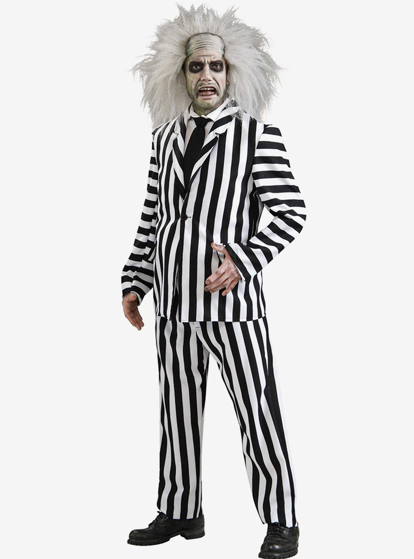 Beetlejuice Deluxe Beetlejuice Standard, BLACK-WHITE STRIPE, hi-res