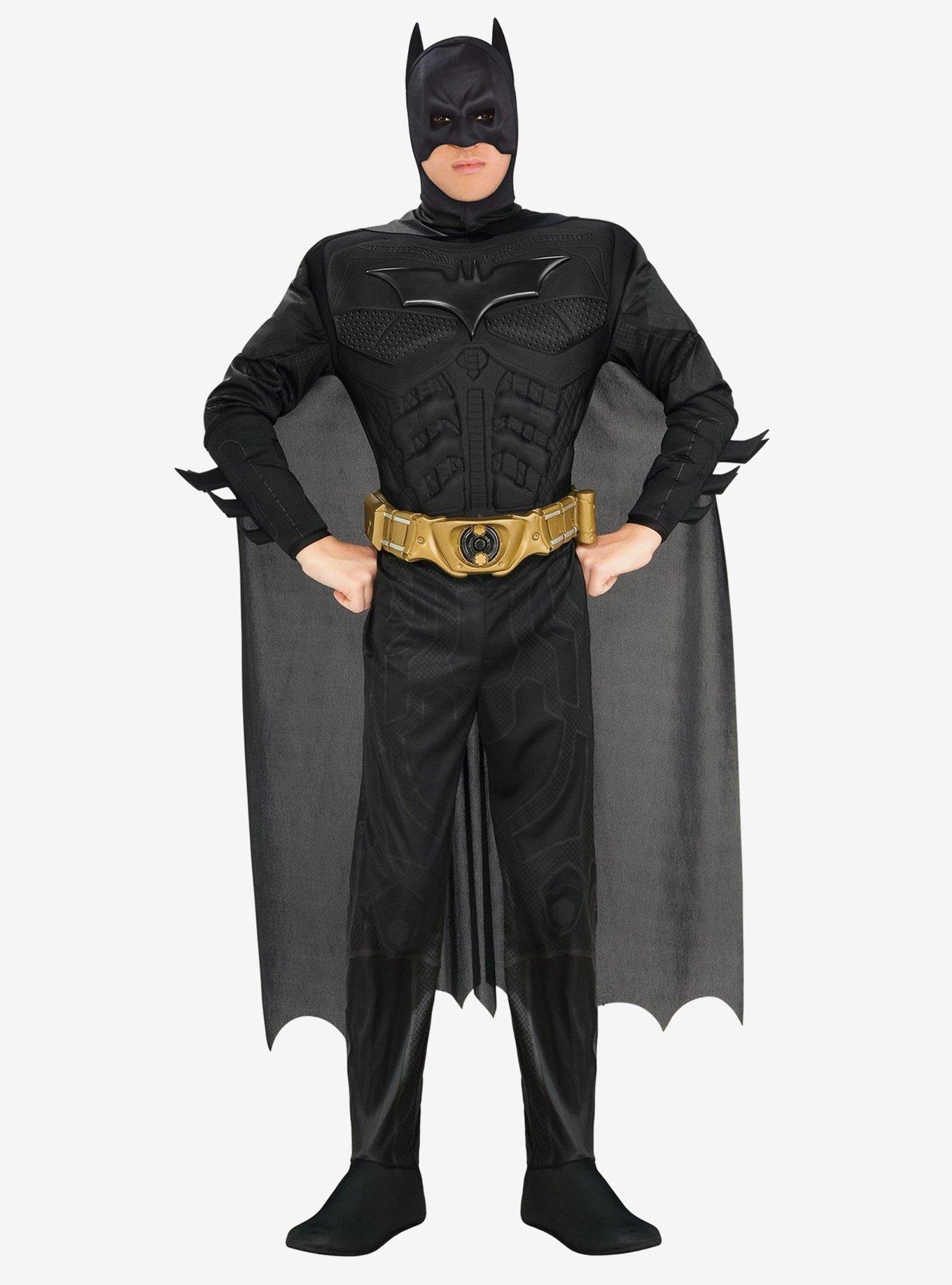DC Comics Batman Dark Knight Deluxe Costume, BLACK, hi-res