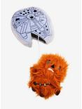 Star Wars Chewbacca & Millennium Falcon Stuffer Squeaky Dog Toy, , hi-res