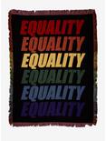 Equality Rainbow Tapestry Throw Blanket, , hi-res