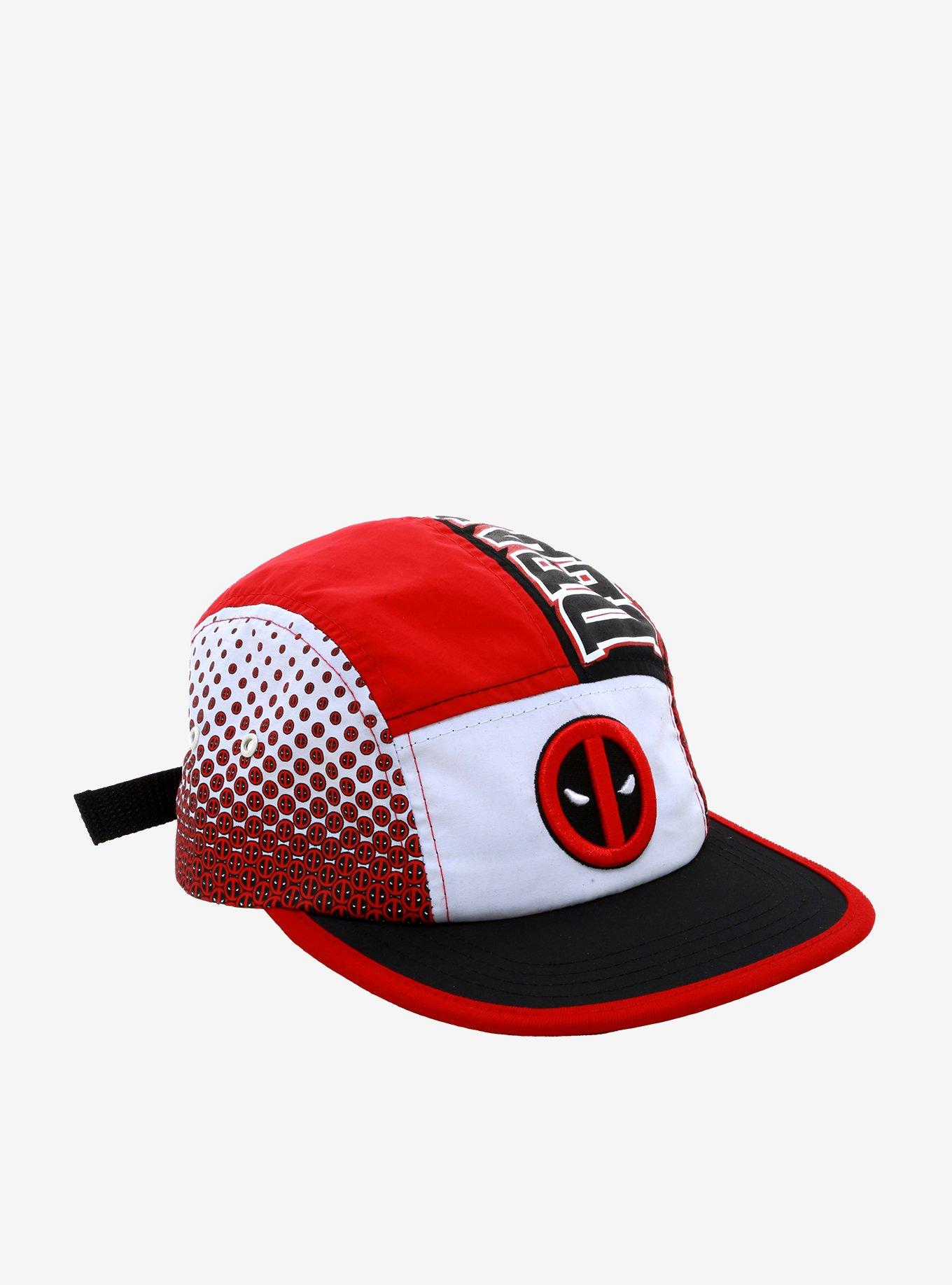 Marvel Deadpool 5-Panel Strapback Hat, , hi-res