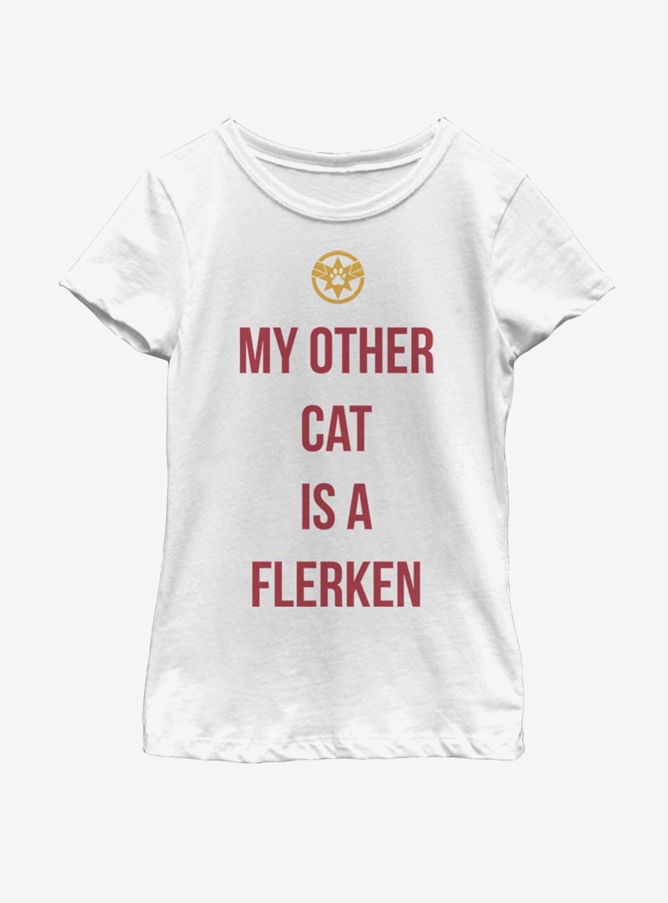 Marvel Captain Marvel Other Cat Youth Girls T-Shirt, , hi-res