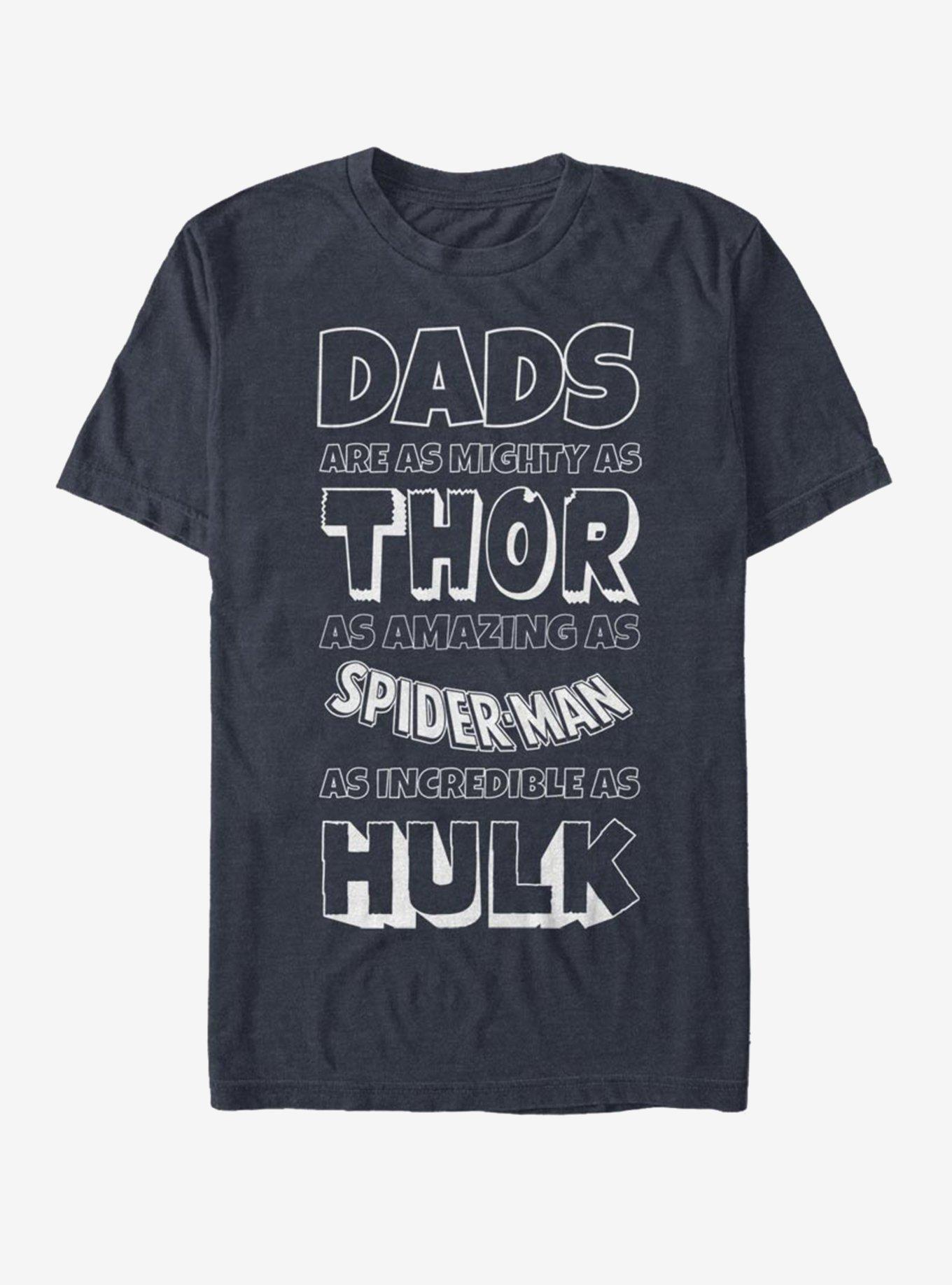 Marvel Avengers: Endgame Marvel Dads T-Shirt, DARK NAVY, hi-res