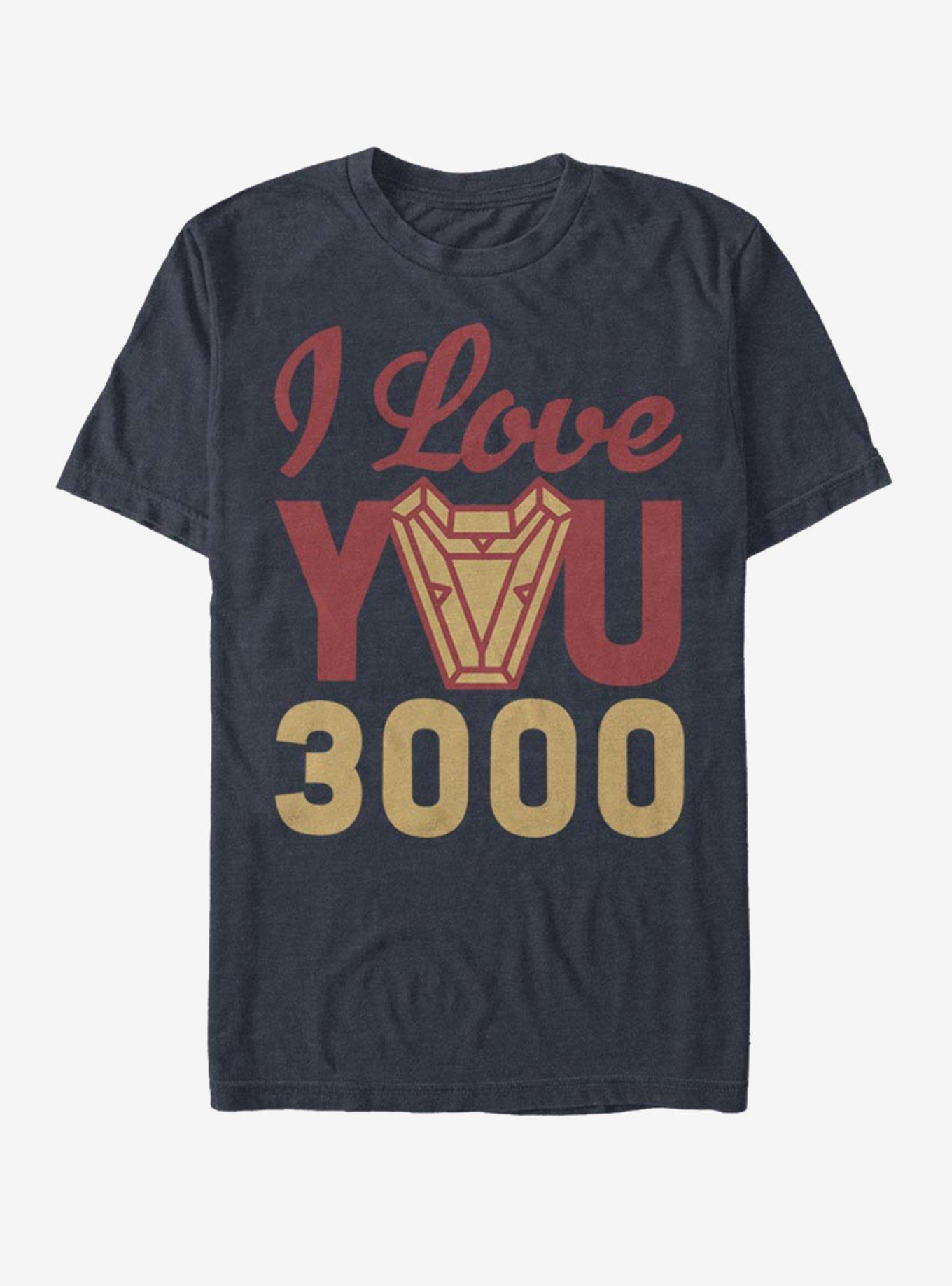 Marvel Iron Man Love You 3000 Arc Reactor T-Shirt, , hi-res