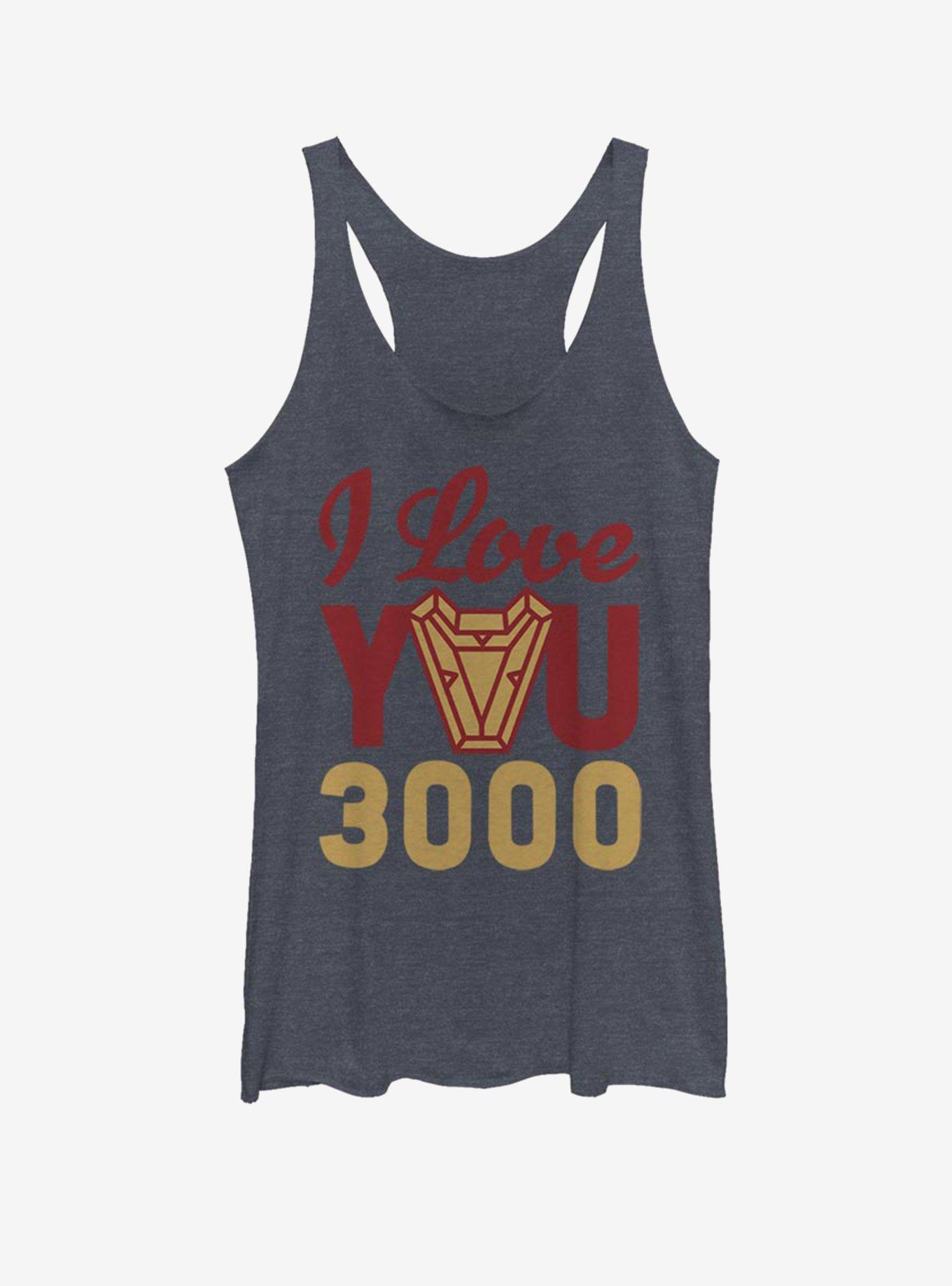 Marvel Iron Man Love You 3000 Arc Reactor Womens Tank Top, , hi-res