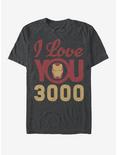 Marvel Iron Man Love You 3000 Icon Face T-Shirt, , hi-res