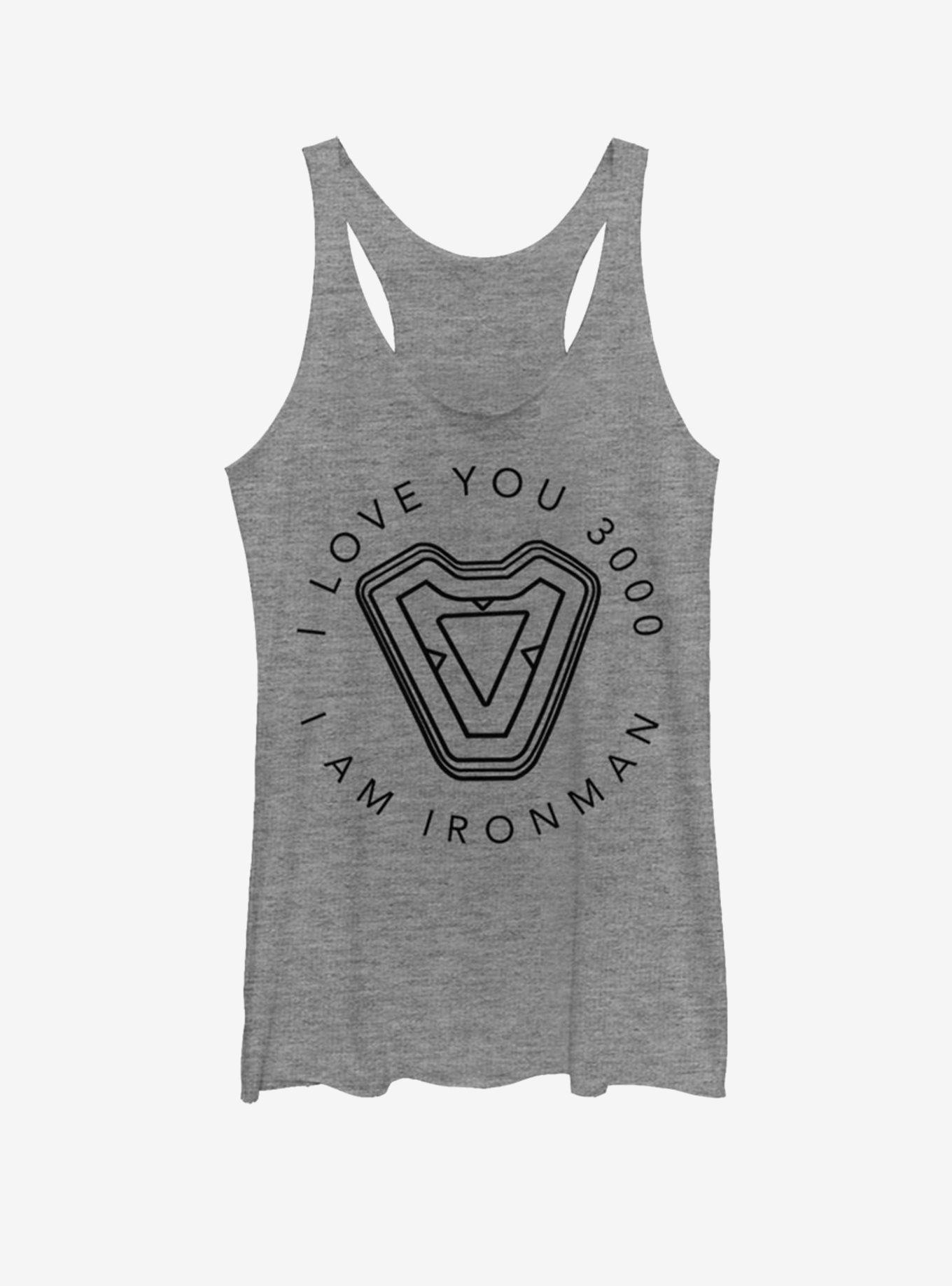 Marvel Iron Man Iron Man's Heart Womens Tank Top, , hi-res