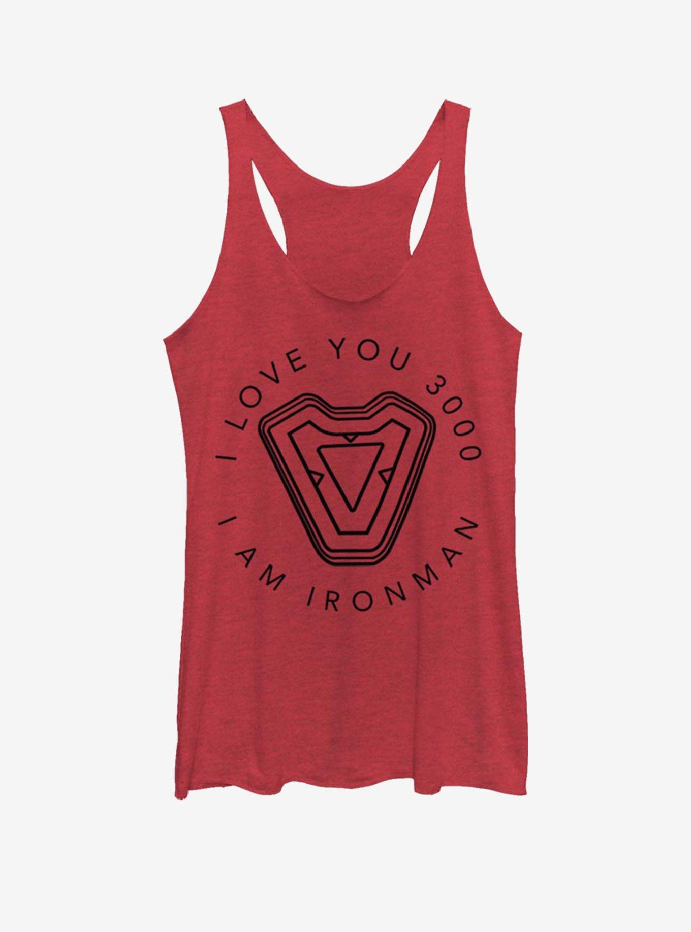 Marvel Iron Man Iron Man's Heart Womens Tank Top, , hi-res