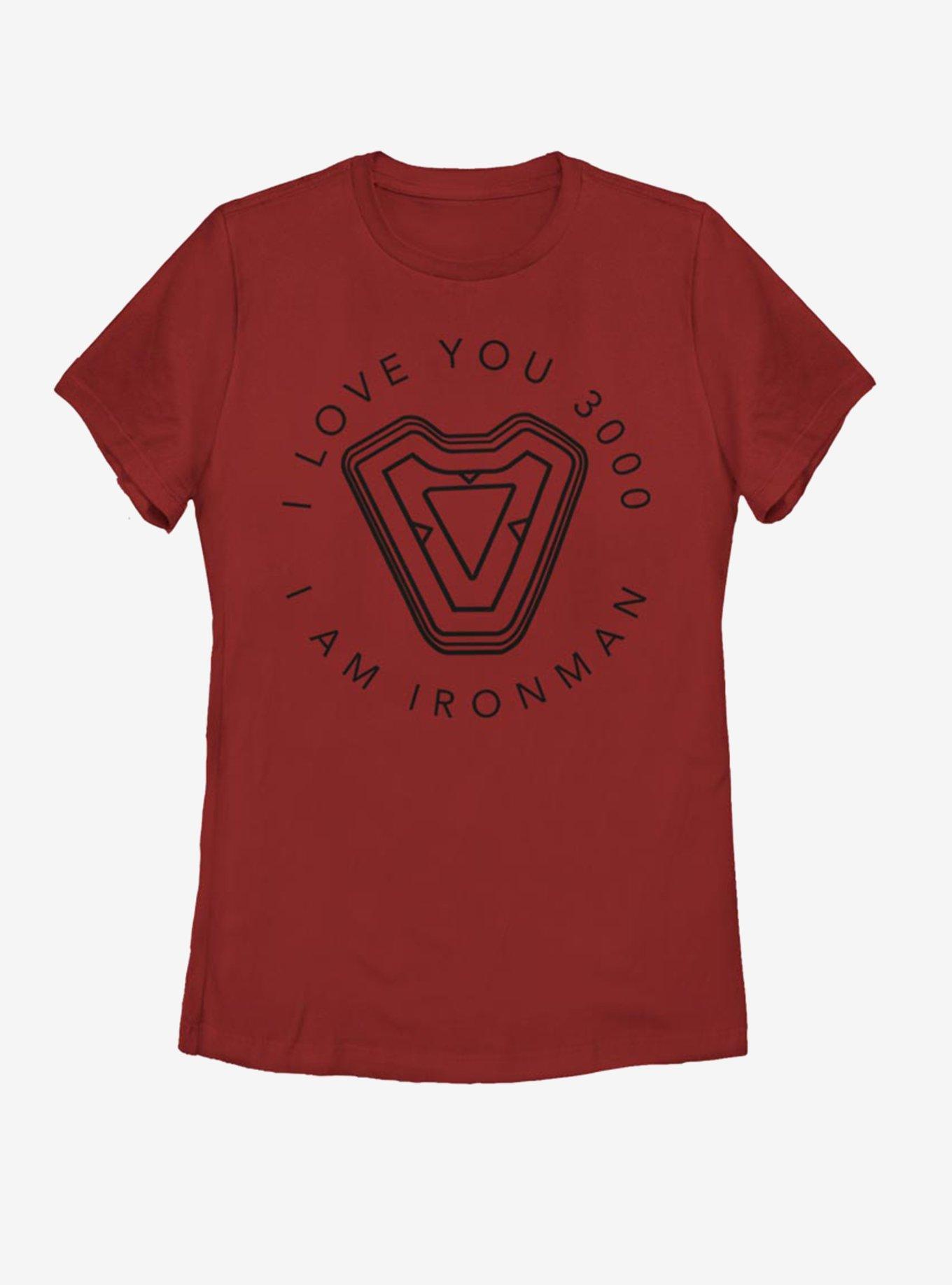 Marvel Iron Man Iron Man's Heart Womens T-Shirt, , hi-res