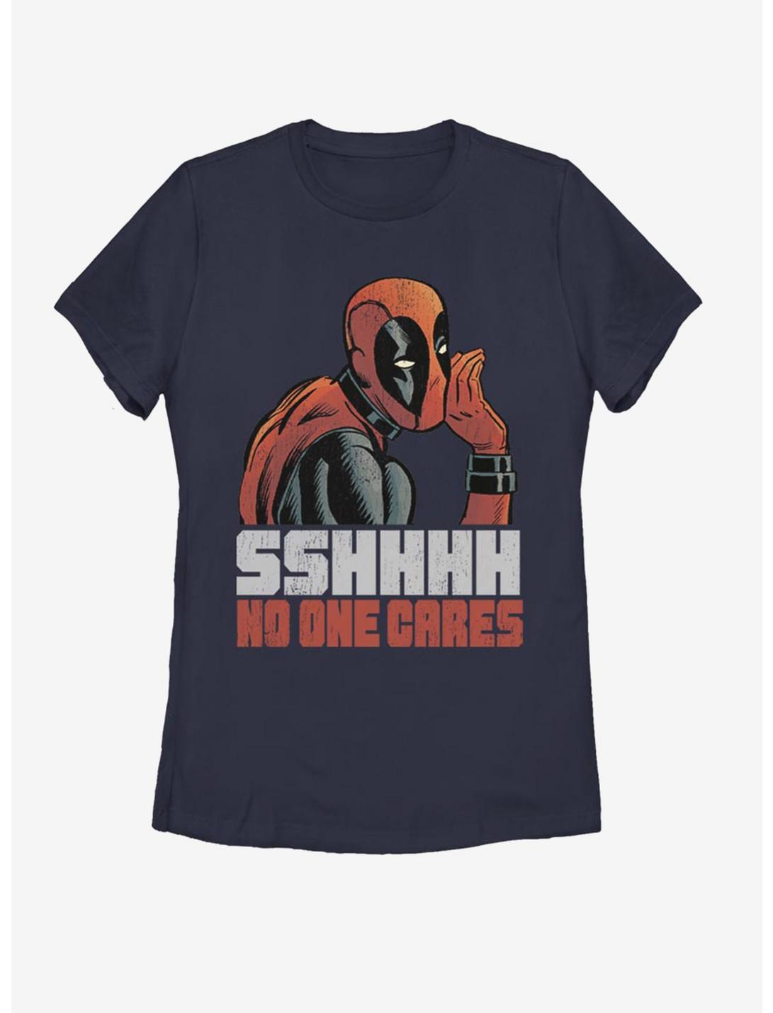Marvel Deadpool No One Womens T-Shirt, NAVY, hi-res