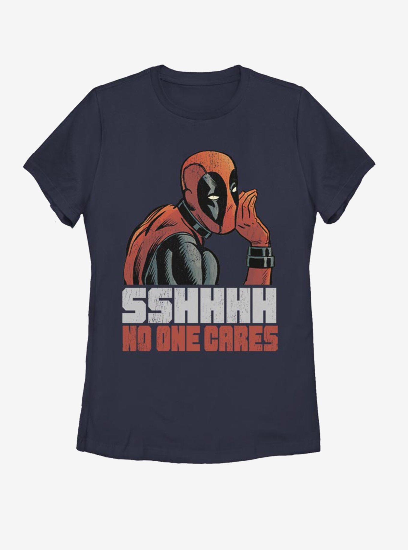 Marvel Deadpool No One Womens T-Shirt, NAVY, hi-res