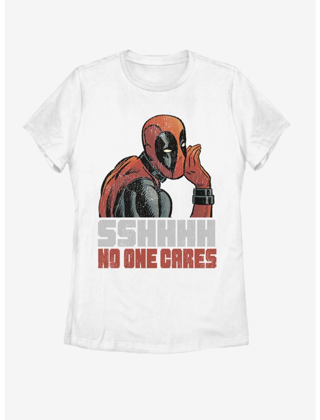Marvel Deadpool No One Womens T-Shirt, WHITE, hi-res