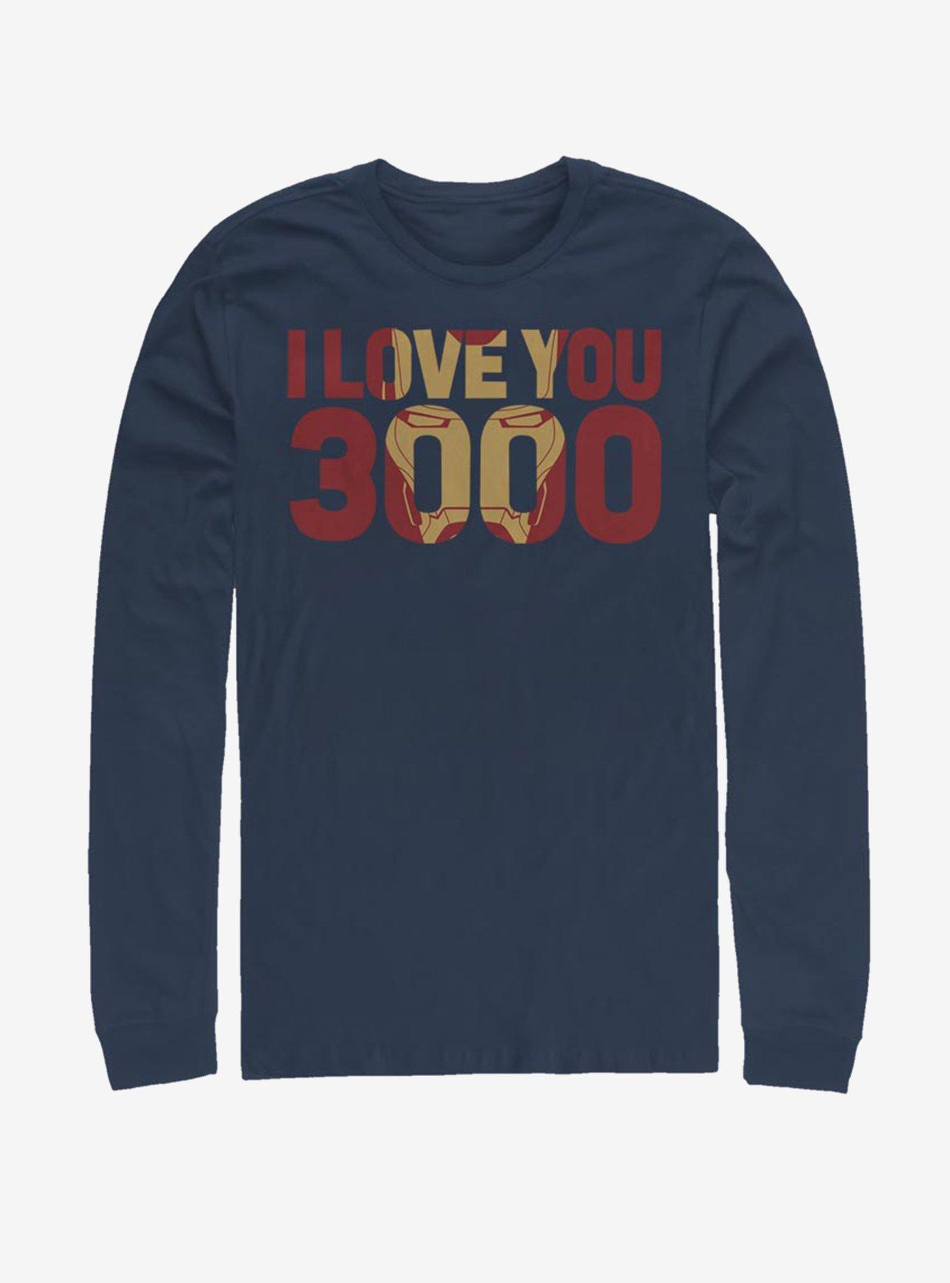 Marvel Iron Man Love You 3000 Long-Sleeve T-Shirt, , hi-res