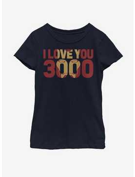 Marvel Iron Man Love You 3000 Youth Girls T-Shirt, , hi-res