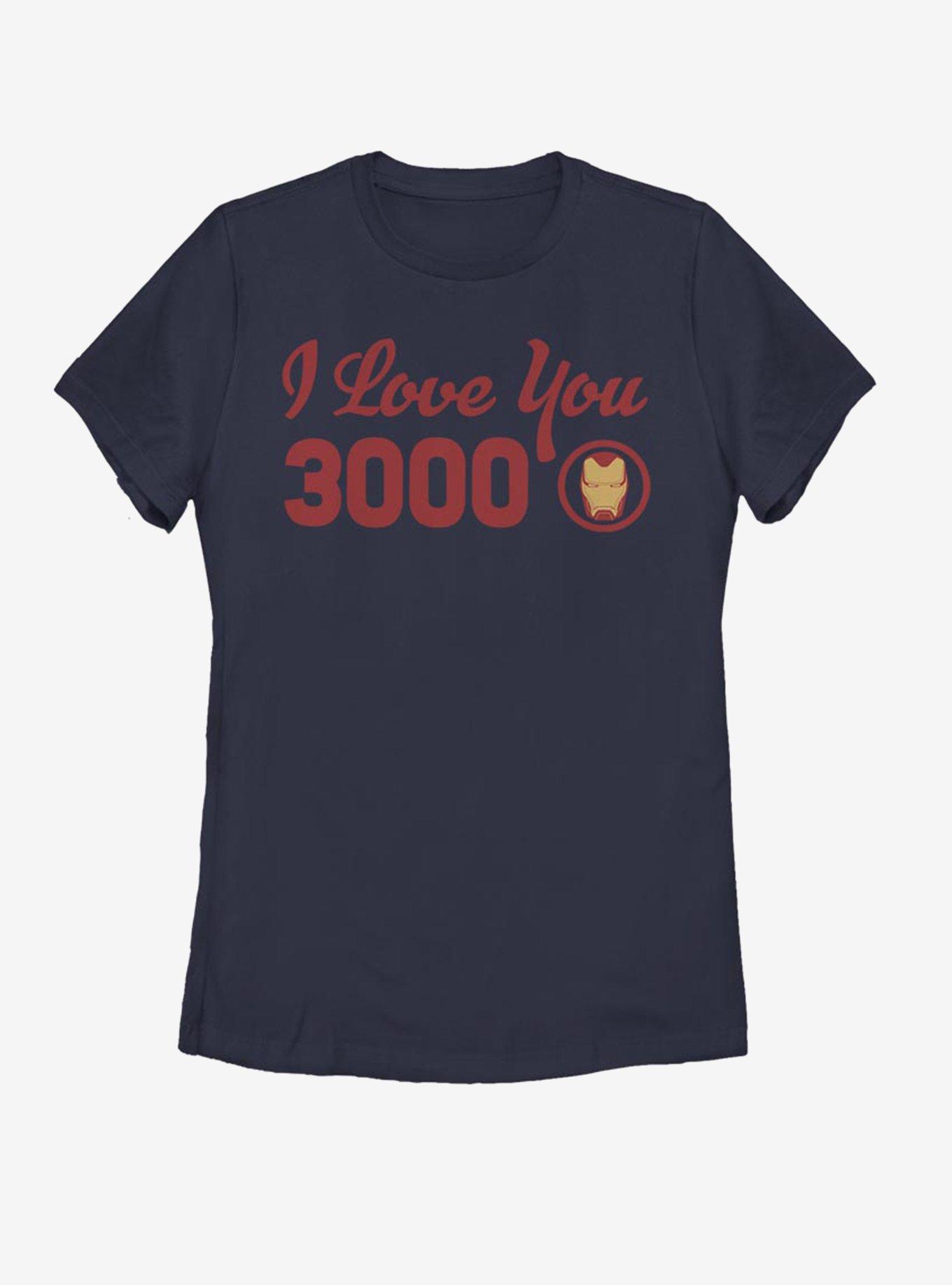 Marvel Iron Man Love You Icon Womens T-Shirt, , hi-res
