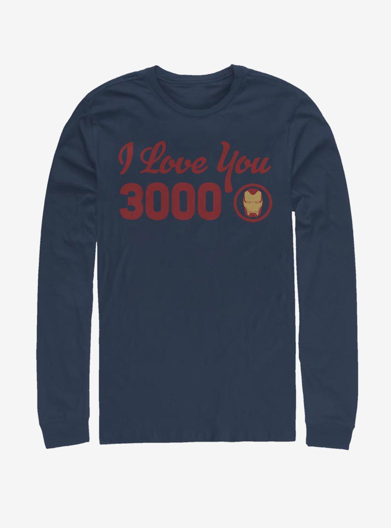 Marvel Iron Man Love You Icon Long-Sleeve T-Shirt, , hi-res