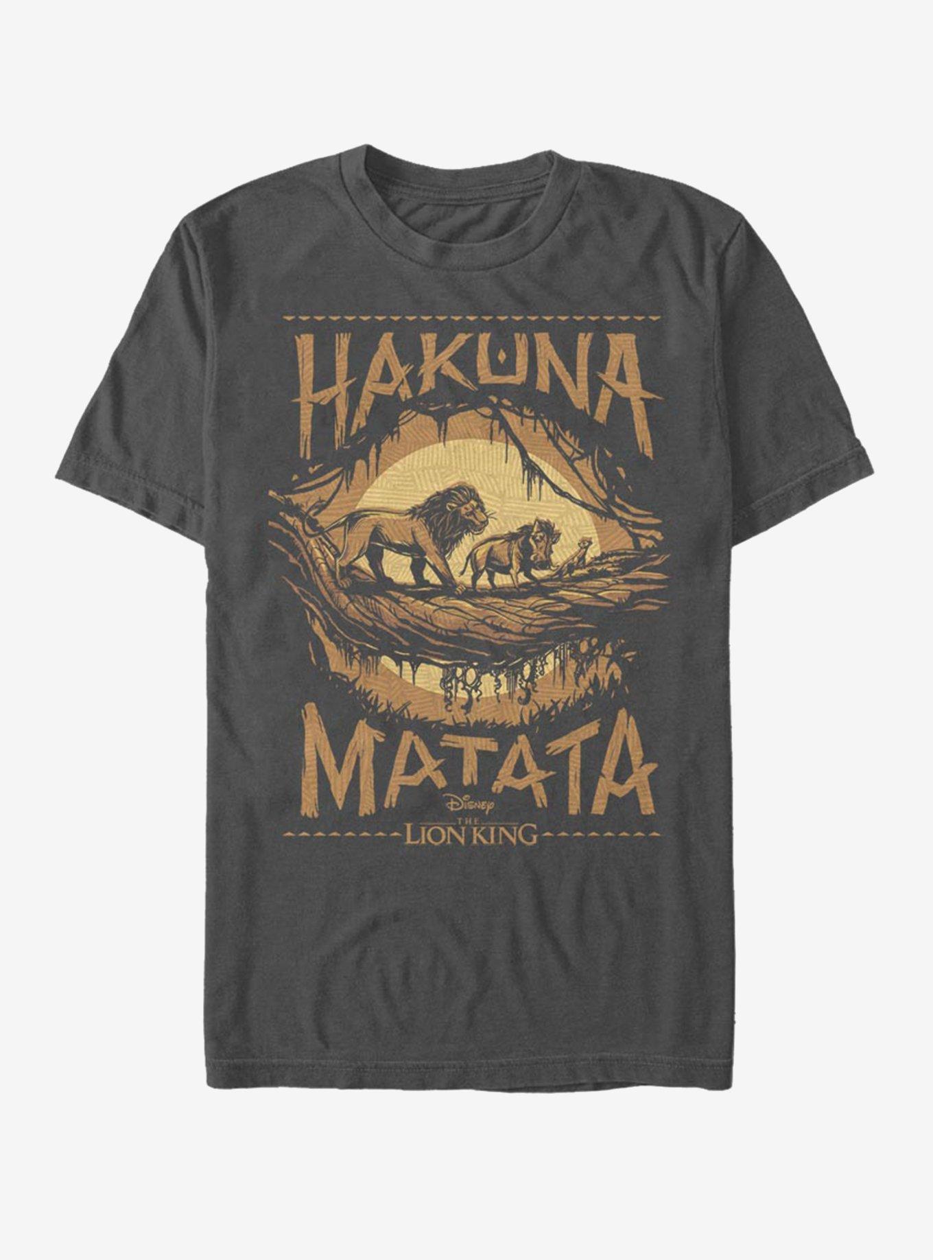 Disney The Lion King 2019 Savannah Poster T-Shirt, CHARCOAL, hi-res