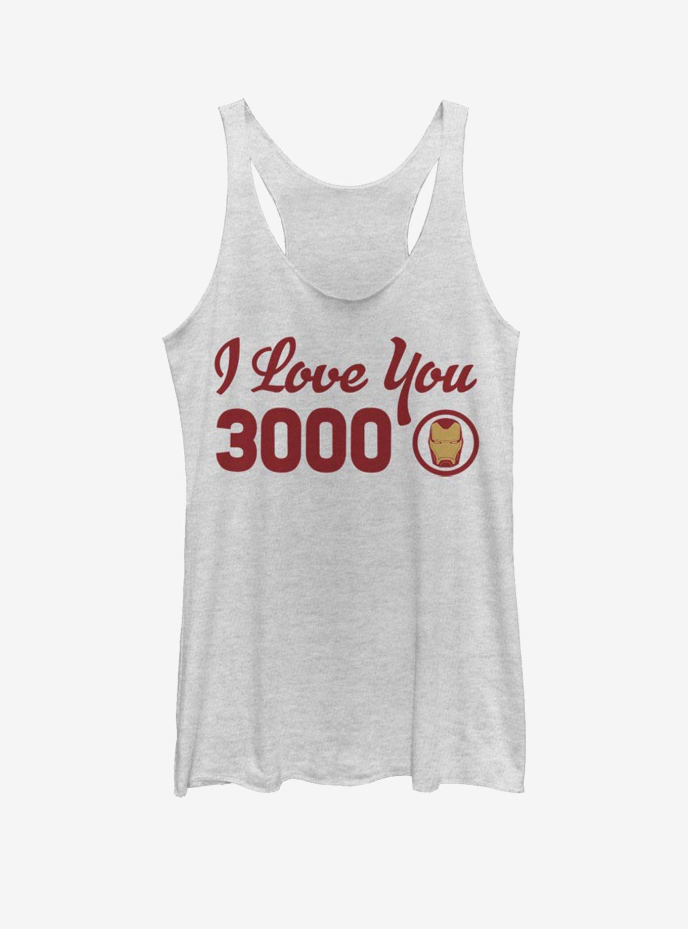 Marvel Iron Man Love You Icon Womens Tank Top