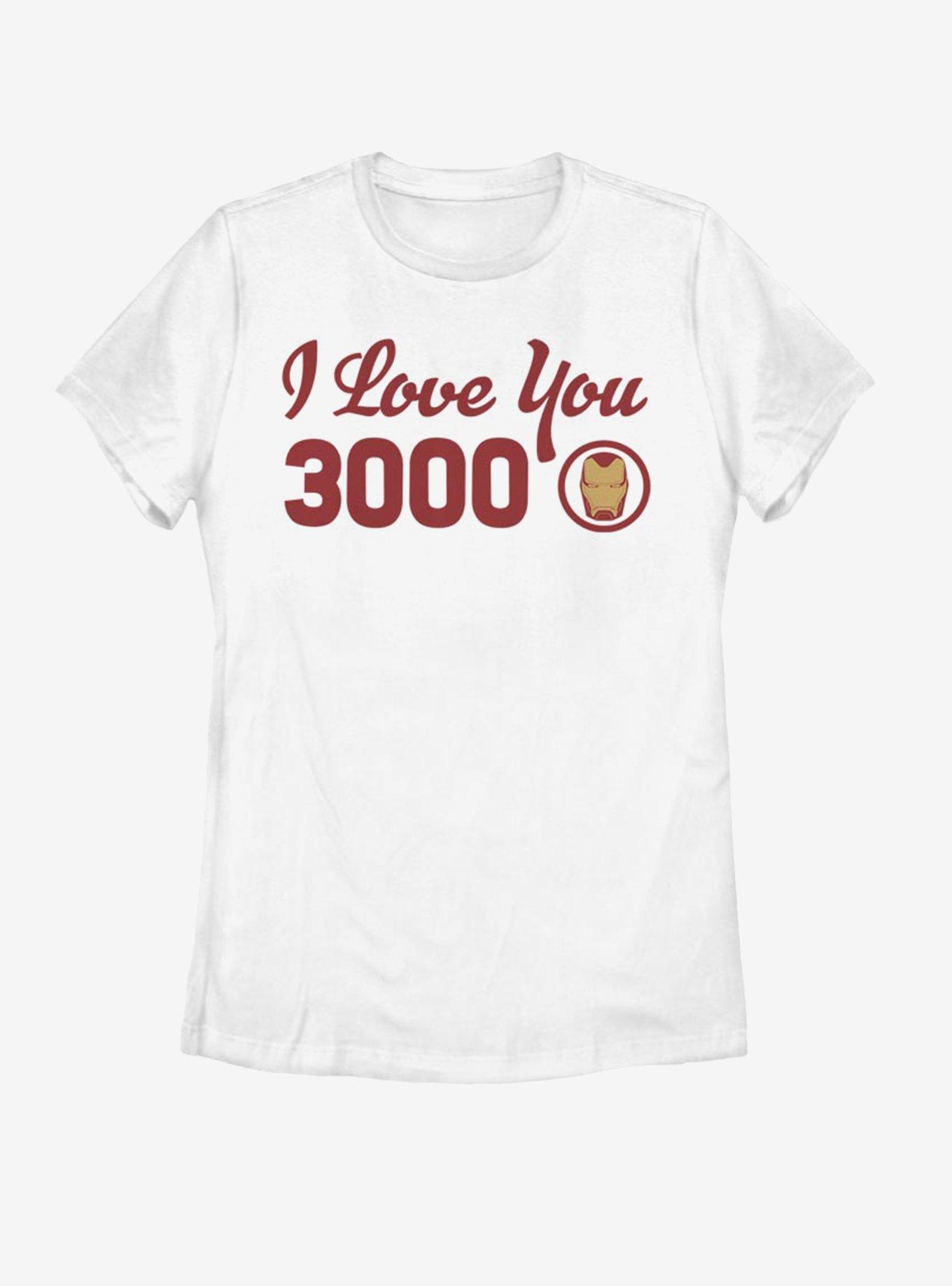 Marvel Iron Man Love You Icon Womens T-Shirt, , hi-res