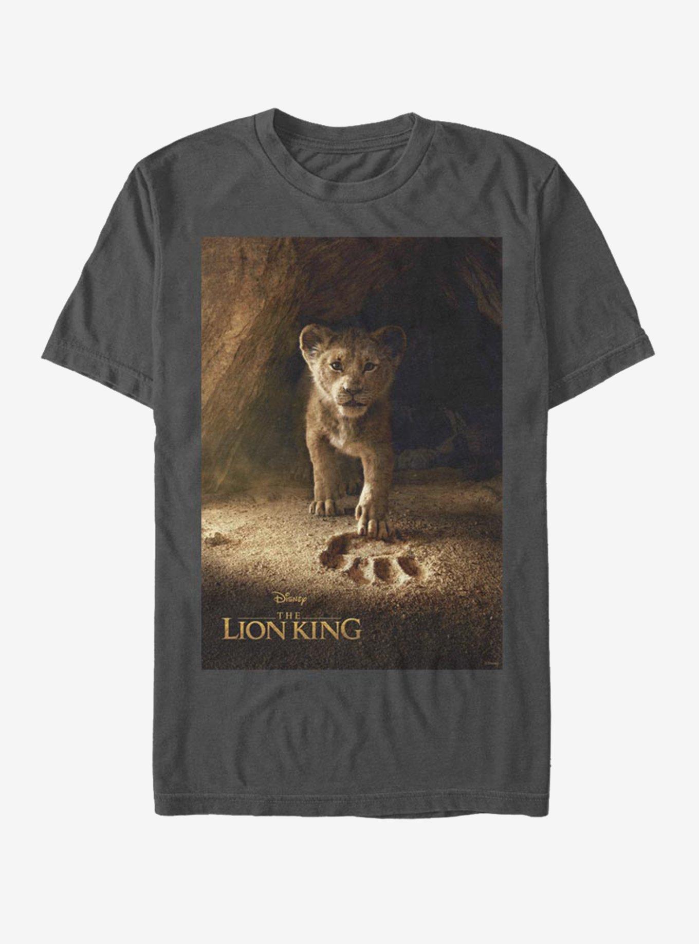 Disney The Lion King 19 Simba Poster T Shirt Grey Boxlunch