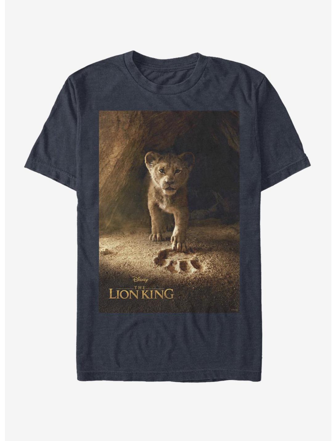 Disney The Lion King 2019 Simba Poster T-Shirt, DARK NAVY, hi-res