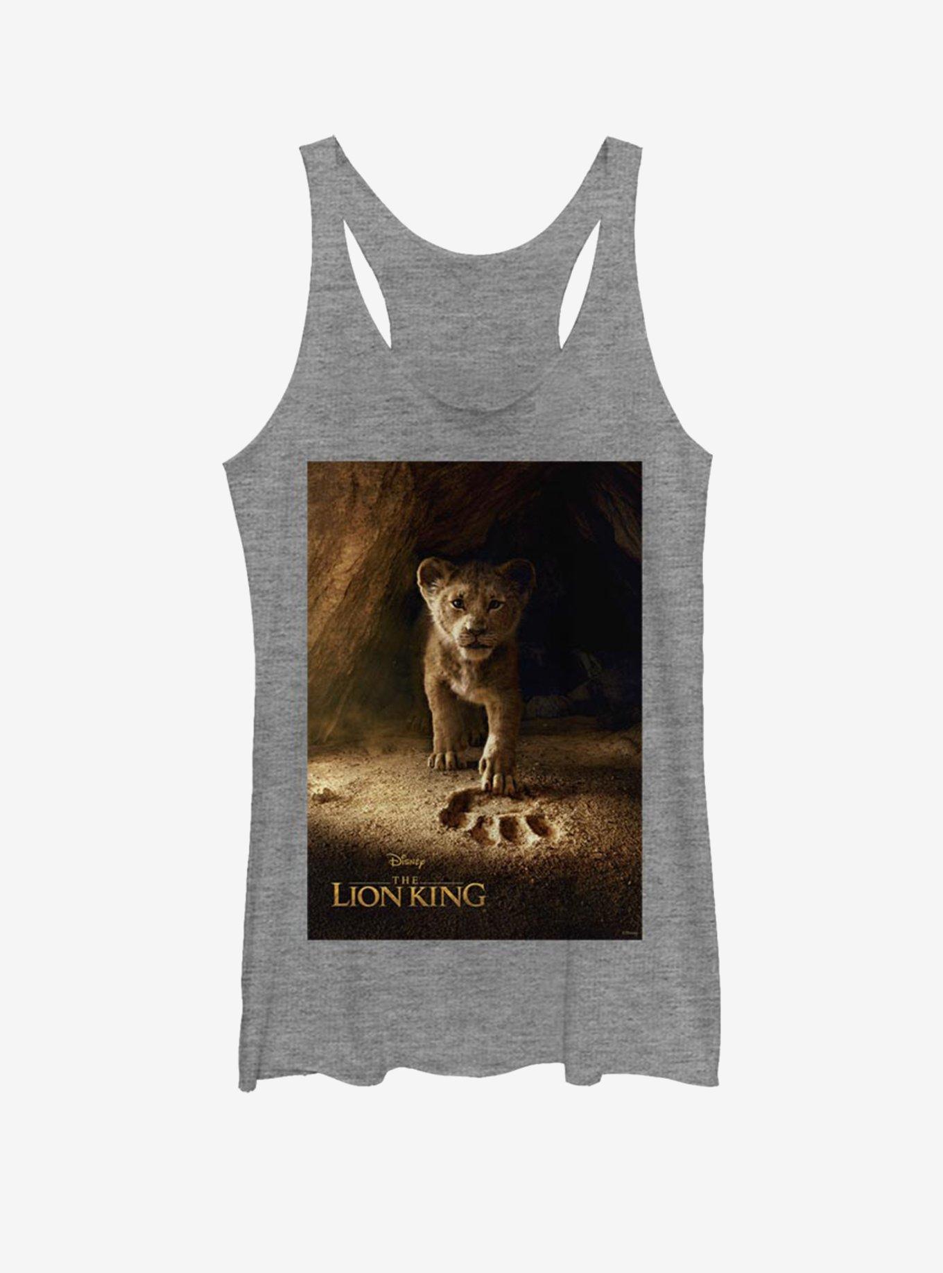 Disney The Lion King 2019 Simba Poster Womens Tank Top, , hi-res