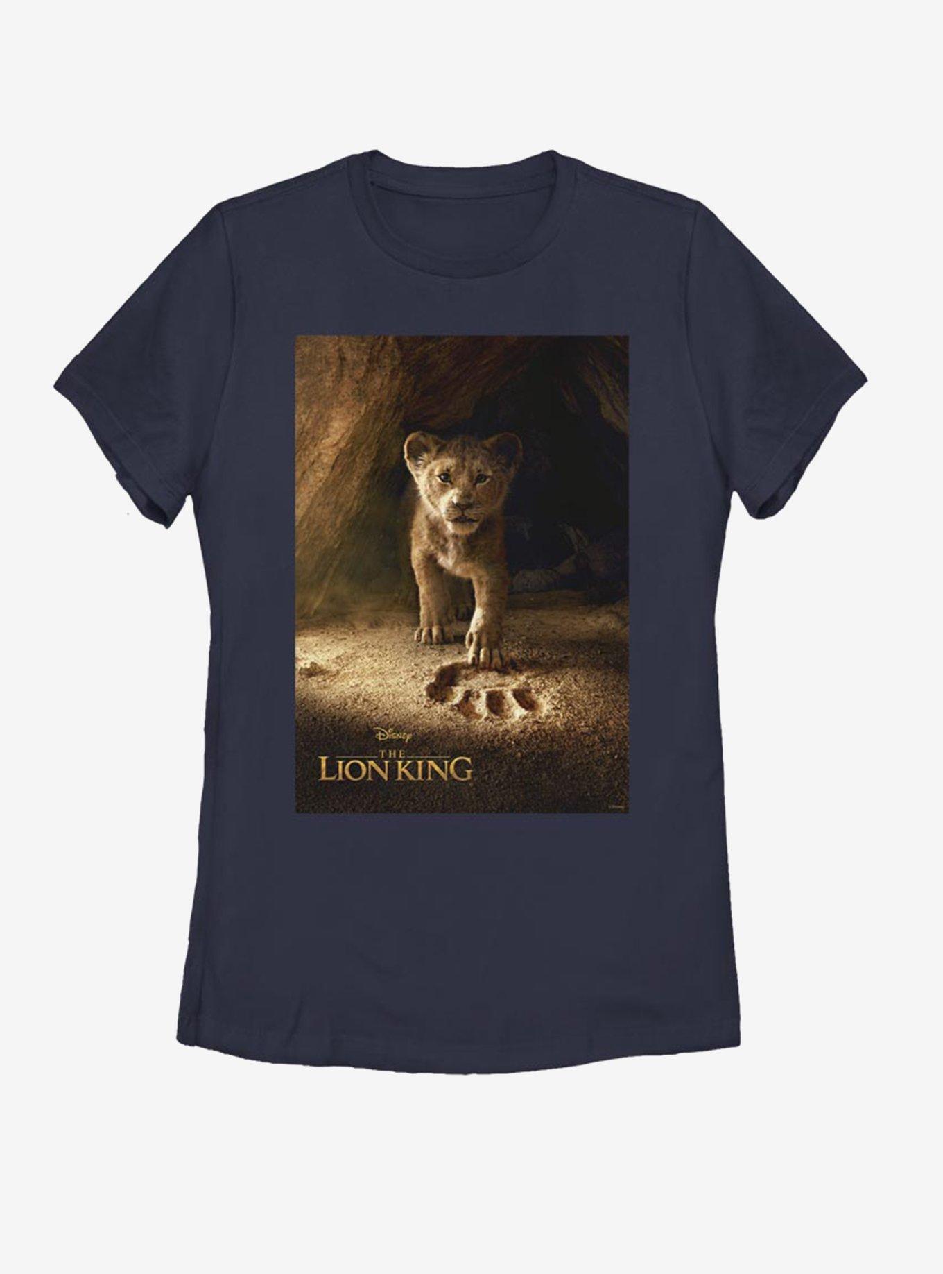 Disney The Lion King 2019 Simba Poster Womens T-Shirt