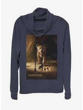 Disney The Lion King 2019 Simba Poster Cowlneck Long-Sleeve Womens Top, , hi-res