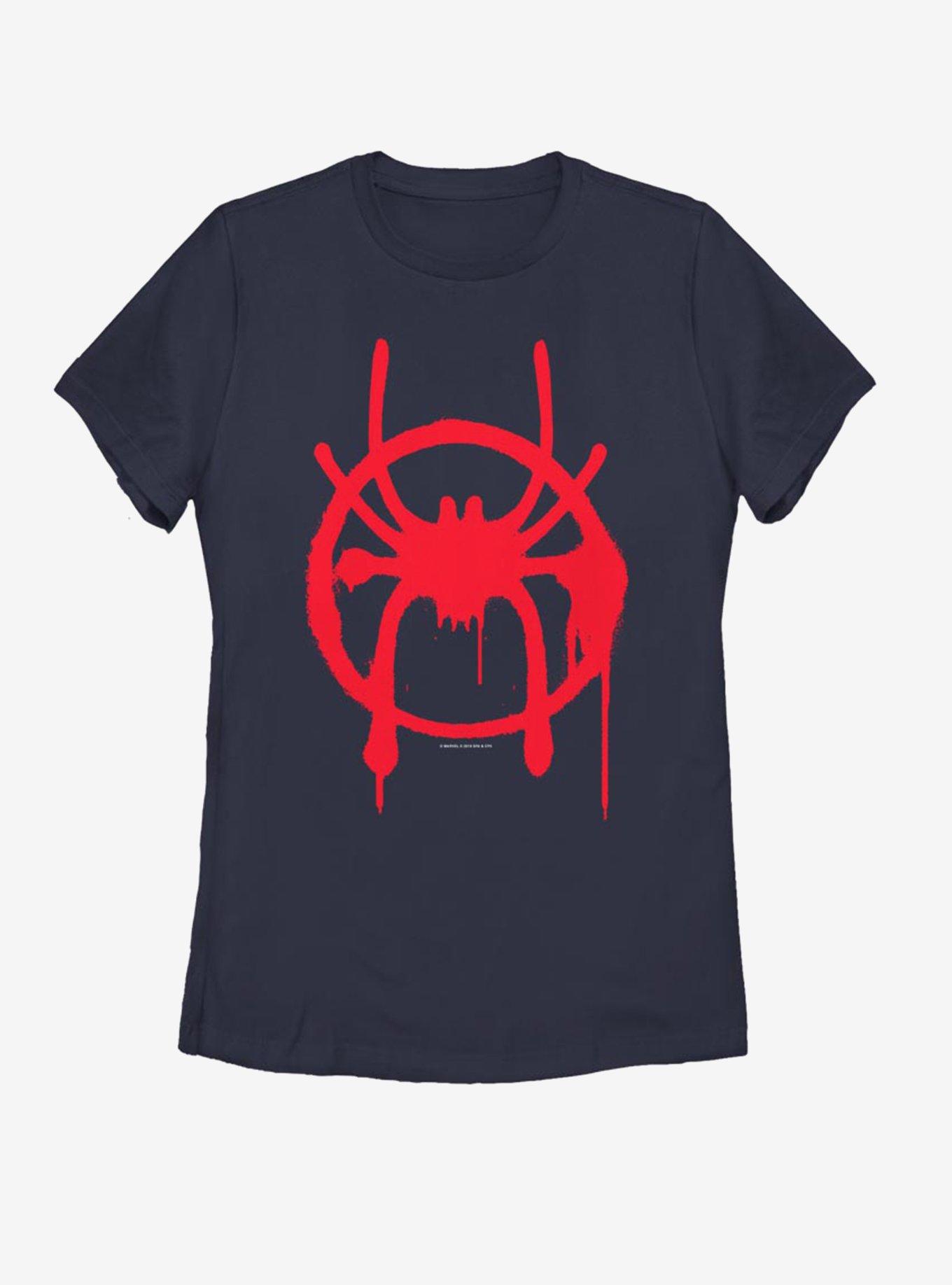 Marvel Spider-Man : Into The Spiderverse Miles Symbol Womens T-Shirt, , hi-res