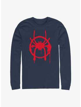 Marvel Spider-Man : Into The Spiderverse Miles Symbol Long-Sleeve T-Shirt, , hi-res