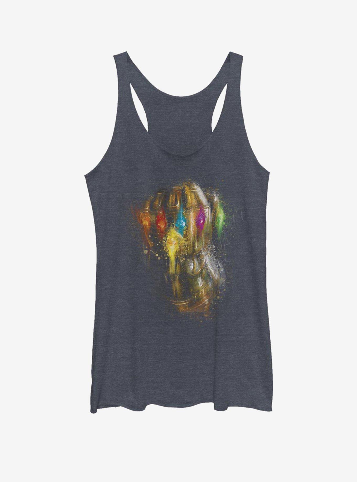 Marvel Spider-Man Painting Glove Womens Tank Top, NAVY HTR, hi-res