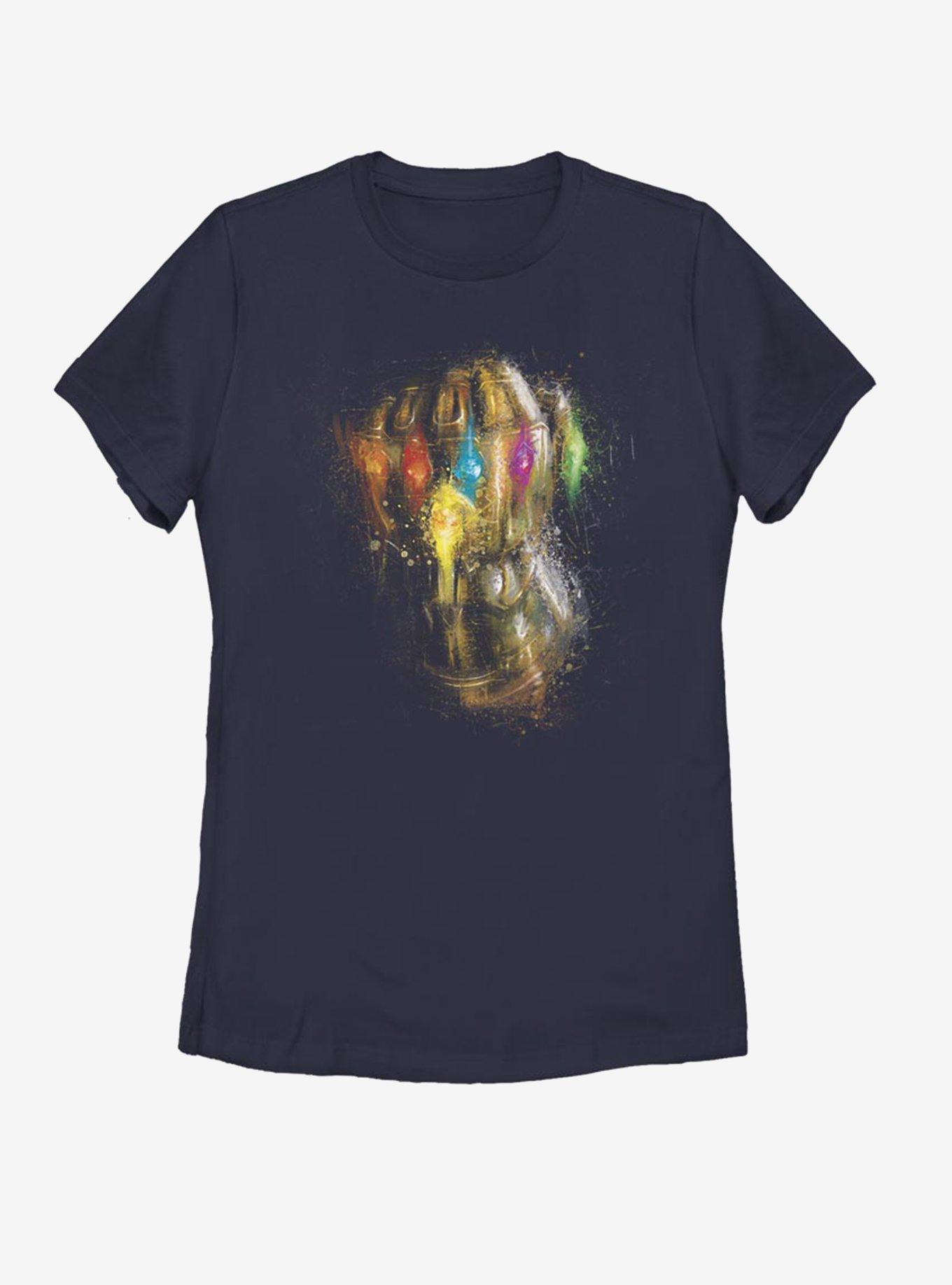 Marvel Spider-Man Painting Glove Womens T-Shirt, NAVY, hi-res
